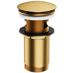 Донний клапан Omnires click-clack brushed gold A706GLB, Золотий