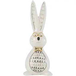 Статуетка J-line зайчик із золотим бантиком 20 см (21423)