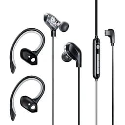 Навушники Baseus Gamo Immersive Virtual 3D Game Type-c Earphone чорно-сірі