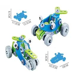 Конструктор Build&Play 2 в 1 Гоночні машини HANYE J-7726, 52 елементи