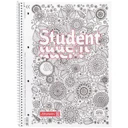 Коледж-блок Brunnen Premium А4 у клітинку 80 аркушів Zenart flowers (10-674 28)