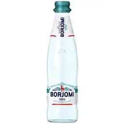Вода минеральная Borjomi лечебно-столовая сильногазированная стекло 0.33 л