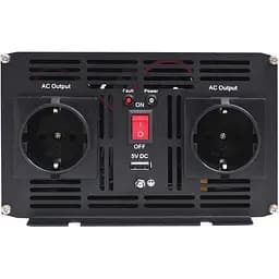 Автомобільний інвертор Pulsepad MSW-1500 12V 1500W Modified Sine Wave [111697] - мініатюра 2