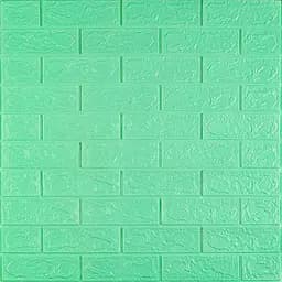 3D панель самоклеящаяся 700х770х3мм кирпич Мята (012-3) SW-00000233
