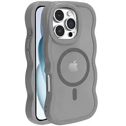 Чохол Epik TPU+PC Undine with MagSafe для Apple iPhone 16 Pro 6.3 Grey