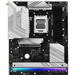 Материнська плата ASRock B850 Pro RS WiFi (AM5/B850, 4*DDR5, 2xPCIex16, HDMI/DP, 4xSATAІІІ,4xM.2, 2.5GLan, ATX)