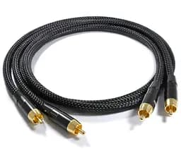 Міжблоковий кабель аналоговий інтерконнетект 2xRCA-2xRCA Melodika MD2R-D10 Purple Cable 1m