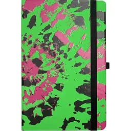 Книга записна Buromax Infinity в клітинку 207х136 мм на резинці салатова 96 аркушів (BM.255105-15)