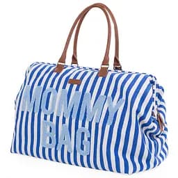 Сумка Childhome Mommy bag stripes electric blue (CWMBBSTBL) - мініатюра 2