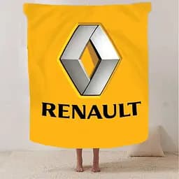 Плед плюшевий на подарунок 3D Renault 160х200 см - мініатюра 2