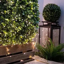 Комплект 2 гірлянди роса на зеленому проводі 30м 300 лед Niki Light капля роси з режимами вулична гірлянда на пульті тепло біла - мініатюра 9