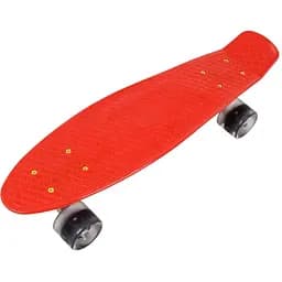 Скейт Пенні Борд A-Toys Penny Board Maraton зі світловими колесами з декою 55 см червоний