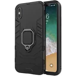 Чехол бампер Primolux Ring Armor для Apple iPhone X / iPhone Xs Black