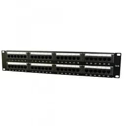 Патч-панель 19" 48xRJ-45 UTP cat.5е, 2U, тип 110 Cablexpert (NPP-C548CM-001)