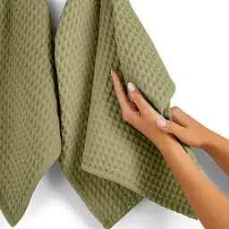 Рушник вафельний Cosas Sage Greek Waffle 65x120 см (Towel_76Sage_GreekWaffle_65x120) - мініатюра 4