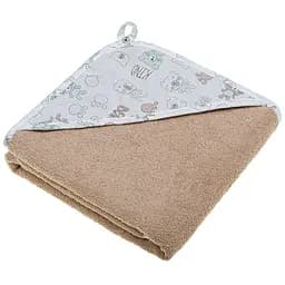 Уголок махровый Home Line Тедди ментолово-бежевый 90х90 см (198047)