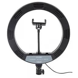 Кільцева LED-лампа 30 см 20 W з тримачем для телефона селфі кільце для блогера - мініатюра 2