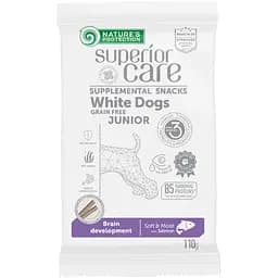Лакомства для молодых собак Nature's Protection Superior Care White Dogs Brain Development с лососем 110 г