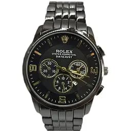 Наручний годинник чоловічий Clockhouse Rolex Чорний (IBW920BB)