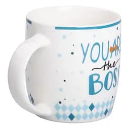 Чашка порцелянова YOU ARE THE BOSS 450 мл чоловіча Liling Rongxiang Ceramic RX-N240278YBOSS - мініатюра 7