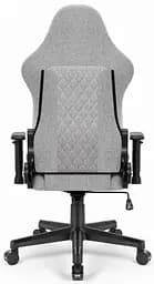 Комп'ютерне крісло Hell's Chair HC-1006 Grey-Black тканина - мініатюра 8