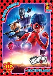 Пазлы G-Toys Леди Баг, 117 элементов, LB1023