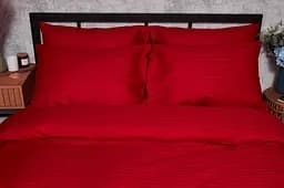 Комплект постільної білизни Moon&Star Satin Stripe Stripe Red Дитячий 110x140 см наволочки 2x40x40 см - мініатюра 2
