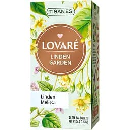 Чай Lovare Tisanes Linden Garden бленд травяного чая с фруктами и плодами 36 г (24 шт. х 1.5 г)