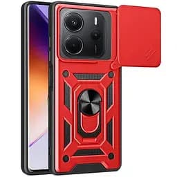 Чохол Ummi Camshield Serge Ring для Xiaomi Redmi Note 14 4G (Europe version) Червоний / Red