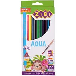 Олівці кольорові ZiBi Акварель Кids Line 12 шт. (ZB.2475)