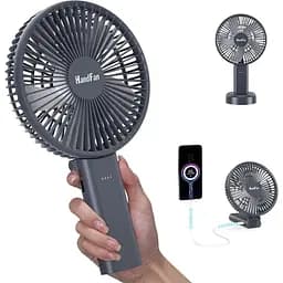 Портативний вентилятор HandFan 6" 4000 мАч з батарейним живленням