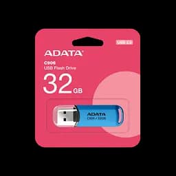 Флеш-накопичувач ADATA USB 2.0 C906 32Gb Water блакитний - мініатюра 2