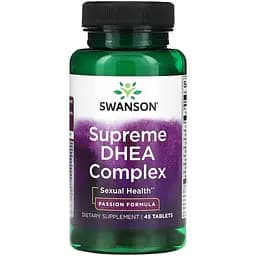 Дієтична добавка для чоловіків Swanson Supreme DHEA Complex 25 мг 45 таблеток