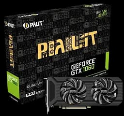 Відеокарта GeForce GTX 1060 3GB Palit Dual (NE51060015F9-1061D) Б/В