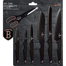 Набір ножів із 7 предметів Berlinger Haus Black Rose Collection (BH-2688) - мініатюра 2