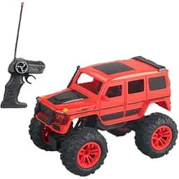 Джип на радиоуправлении SH091-509B аккумулятор масштаб 1:16 свет амортизаторы надувные колеса 22 см Красный