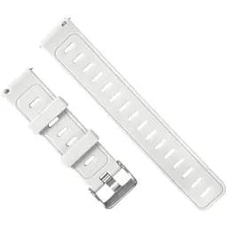 Ремешок силиконовый Tamister для часов 22 мм Type A белый