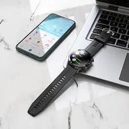 Розумний годинник Smart Watch Hoco Y2 Pro з магнітною зарядкою (Black) - мініатюра 9