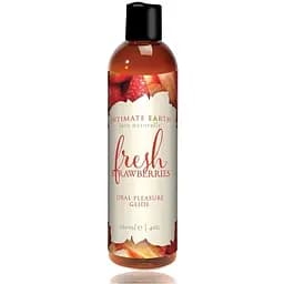 Лубрикант на водной основе Intimate Earth Natural Flavors клубника 120 мл