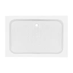 Душовий піддон Kapielka ST120x80x14 низький прямокутний діаметр зливу 52 мм Lidz Білий