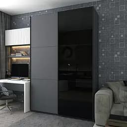 Шкаф купе Doros G-Caiser 1 ДСП / 1 стекло / 3 части 180х60х240 (42005091)