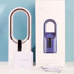 Настільний вентилятор F6 2in1 з зволожувачем повітря 2200mAh White - мініатюра 6