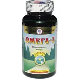 Диетическая добавка Healthyway Production Омега-3, 50 капсул