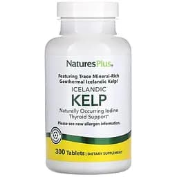 Йод Natures Plus Icelandic Kelp, 300 таблеток