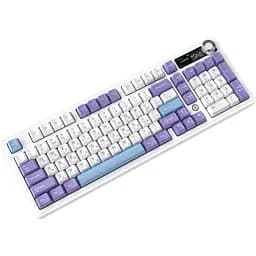 Клавіатура Ajazz AK980 V2 Gift Switch V2 Wireless/Bluetooth/USB UA White/Blue (AK980-V2-G-PWB) - мініатюра 4