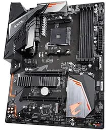 Материнська плата Gigabyte B450 Aorus Elite (B450 Aorus Elite) (Socket AM4, AMD B450, ATX) Б/в - мініатюра 3