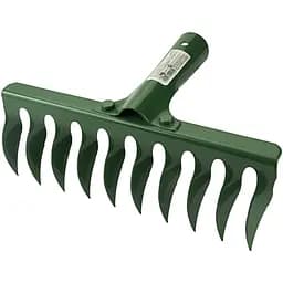 Граблі садові кручені Grad 10 зубів 265×82мм закріплювальне кріплення (5051905)