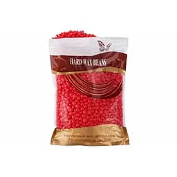 Горячий пленочный воск в гранулах Hard Wax Beans Red 1000 г – профессиональный воск для депиляции без полосок