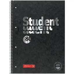 Коледж-блок Brunnen А4 Premium клітинка 80 аркушів чорний (10-679 28 90)