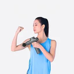 Ударний масажер для тіла Xiaomi Wolonow Massage Gun Pro (FGPRO-55) 4 насадки - мініатюра 7